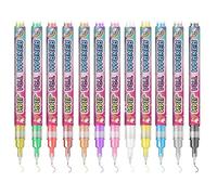Stylos Dessin Vernis à Ongles Set de Marqueurs à Vernis Gel pour Art