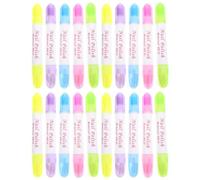 Stylos Dissolvants pour Vernis à Ongles Pointe Précise, Lot de 20 | Plastique, Embout Coton Lisse, pour Erreurs de Manucure et Résidus de Gel, Retouches à Maison
