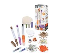 Stylos DIY Poop - Kit Créatif 2 Stylos Effaçables + 1 Surligneur à Personnaliser - Décorations & Figurines Incluses - Dès 6 Ans - BUKI FRANCE - FK023