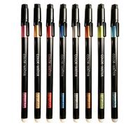 Stylos effaçables pour | 0,7 mm plusieurs couleurs | Stylo à bille portable - pour artistes, scrapbooking, éducateurs, journal, étude, artisanat, planification, école, maison, bureau, salle de