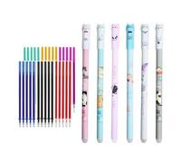 Stylos effacés, stylos à bille pour, outils d'écriture de motifs de chat 0,5 mm pour les élèves de classe des