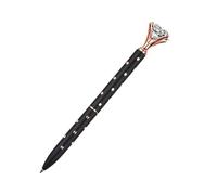 Stylos en cristal - Papeterie créative en forme de stylo diamant | Stylos diamant avec cristal | Stylo rechargeable | Stylos diamant rétractables | Stylos métalliques élégants pour une écriture fluide