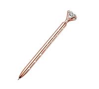 Stylos en cristal - Papeterie créative en forme de stylo diamant | Stylos diamant avec cristal | Stylo rechargeable | Stylos diamant rétractables | Stylos métalliques élégants pour une écriture fluide