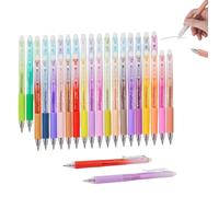 Stylos en gel de gamme - 5,83x0,39 pouces 36 pièces à enca d'encre multicolore ensemble pour une écriture en douceur, un dessin créatif avec une fonction effaçable, des fournitures d'étude pour l'écol