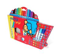 GIOTTO be-be washable supermarkers case 12 colours