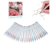 Stylos Gel Acrylique | Set Art Marqueurs Acryliques Multicolores | Marqueurs Dessin Aquarelle pour Papier Bois Cartes Pierre Toile Art Décoratif