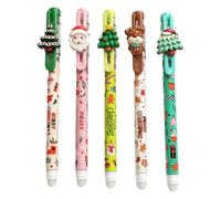 Stylos gel avec gomme Marqueur D'Écriture Thermo-Effaçable Design Noël 0,7