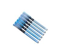 Stylos Gel Bleu Pastel - Lot de 6 Stylos Kawaii en Encre Noire | Écriture Douce & Fluide, Stylo Fin 0.5 mm | Papeterie Étudiante, Bureau, Bullet Journal, Agenda, Fournitures Scolaires
