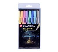 Stylos gel - Couleurs pastel - Etui de 8 stylos - Pointe médium - Sakura - Gelly Roll
