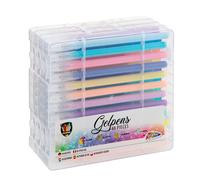 Stylos gel dans une boîte en plastique 48 pcs