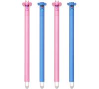 Stylos Gel Effaçables Avec Motif Animal De Dessin Animé,Boule Sur Les Extrémités Pour Enlever L'encre Sans Consommer La Feuille,Fournitures Scolaires Pour Enfants 0,7 Mm (A)
