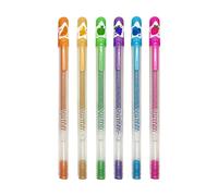 Stylos gel métallisés parfumés ? Lot de 6 multicolor TU