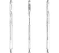 Stylos Gel Uni-Ball UM-120AC Signo À Encre Blanche Paquet De 3