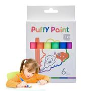 Stylos gonflables - Lot de 6 stylos à dessin à bulles | Stylos à bulles | Stylos 3D pour enfants | Stylos Popcorn | Stylos à bille activés par la chaleur | R