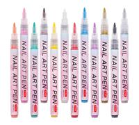 Stylos Graffiti pour Ongles 12 Pièces, Dessin Diy, Lignes et Points