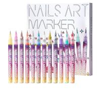 Stylos Marqueurs à Ongles Pigmentation Intense à Pointe Fine