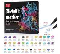 Stylos Marqueurs De Peinture Acrylique Extra Fins,Pointe À Points,Peinture Rupestre,Tasse,Céramique,Verre,Bois,Tissu,Toile,Métal,84/36 Couleurs - Type 36 Colors 6553-36