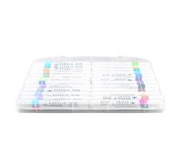Stylos Marqueurs de Peinture Acrylique Imperméables, 48 couleurs, Séchage Rapide pour L'artisanat Créatif sur Bois, Tissu et Verre