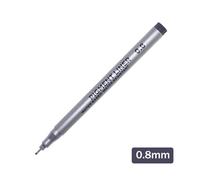 Stylos Marqueurs Manga À Aiguille,Revêtement Pigmenté,Séchage Rapide,Étanche,Pour Croquis,Dessin Artistique,Peinture,Brosse,Fournitures Scolaires,1 Pièce - Type 0.8mm