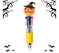 Stylos multicolores | 4 couleurs Mignon Stylo à bille Halloween | Accessoires d'apprentissage festifs Mignon Matériel d'écriture pour École Vacances Dessin Écriture Leçons