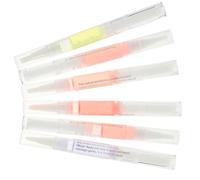 Stylos Nourrissants pour Ongles et Cuticules, Lot de 6, Plastique | Pointe Pinceau, Soin des Peaux Sèches, Format Léger, pour Ongles et Peau