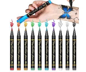 Stylos Peinture Corporelle - Pack Nuances Vives, Crayons Maquillage Éphémère, Accessoires Look Festif, Set Création | Coffret Couleurs Faciles À Nettoyer Adapté Dessin Peau Jeux Thématiques So