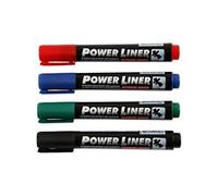Stylos permanents Power Liner quatre couleurs
