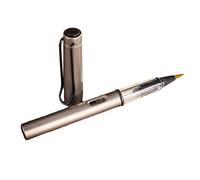 Stylos pinceaux à encre souple pour peinture, coloriage, lettrage, outils de calligraphie portables, accessoires, gris, mode traité