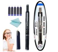 Stylos Plume Rétractables Pour Écriture | Ensemble De Stylos À Pointe Fine - Glissière Anti-Dérapante Pour Croquis, Calligraphie Et Journal Intime