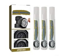 Stylos pour blancs Indélébiles pour Pneus 3pcs Stylos Stylos | pour encre opaque , finition , idéal pneus auto, pour camion, vélo, séchage rapide
