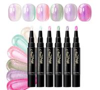 Stylos pour - Outils de manucure à paillettes polarisantes - Convient pour les débutants, les filles, les femmes, la maison, les fêtes, les voyages, les séances photo, les mariages et la vie