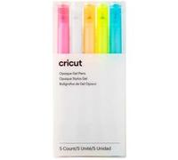Cricut Joy™ Gel 1,0 mm, 5er Set de broches blanc, bleu, jaune, orange, rose