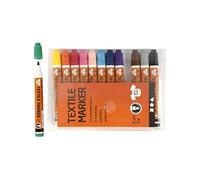 stylos pour textile Marker 2-4 mm feutre 12 pièces