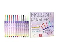 Stylos pour vernis à ongles - Outils de manucure 3D à séchage rapide | Pinceau à pois pour conception d'ongles, pour la maison, le salon, les fêtes, les voyages, less séances photo, rendez-vous de
