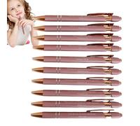 Stylos religieux, stylos des Écritures, Penses de poche de verset biblique Faveurs religieuses, Ensemble de 10 outils d'écriture rétractables Faveurs Christian pour femmes, sans sa