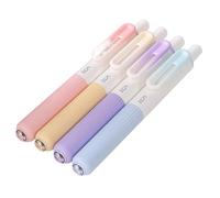 Stylos rétractables, stylos rétractables - Appuyez sur écrire des stylos Fat Bolles de 4 - Pointe fine de 0,5 mm pour enfants pour adultes qui travaillent dans le quotidien et fournitures de dib