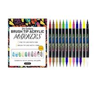 Stylos Vernis à Ongles 12 Pièces Outils De Manucure Double Extrémité