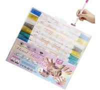 Stylos Vernis à Ongles ,Double Embout 12 Pièces Stylo Artistique | Soins Personnels pour Adolescentes Mariage Printemps Salon Mères