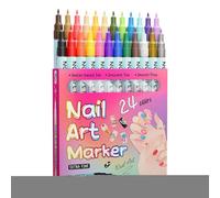 Stylos Vernis à Ongles Ensemble Manucure Salon 24 Couleurs