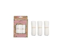 STYLPRO Lot de 3 débarbouillettes en bambou - Gants en flanelle doux et réutilisables pour le lavage du visage - Gants de toilette écologiques pour bébé ou soins de la peau - Grandes flanelle en