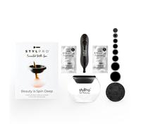 STYLPRO Nettoyeur et Séchoir Électrique pour Pinceaux - Nettoie et sèche en 30 secondes avec une douce technologie centrifuge. Convient à tous les pinceaux, nettoyant vegan inclus
