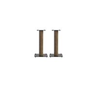 Norstone Pied d'enceinte Stylum 1 – Métal robuste 50 cm, charge max. 50 kg – Chêne naturel (paire)