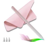 Stylus for iPad 2018-2025, Quick Charge 14 Minutes for Pencil Stylus, Rejection Palm Tilt Sensitivity, Pen for iPad 11/10/9/8/7/6, Pro 12.9""/11""/13"" M4, Mini 6/5, Air 5/4/3/11""-13"" M2/M3 (Pink)
