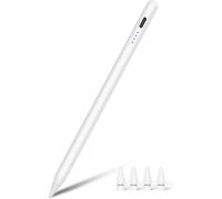 Stylus For Ipad, Pencil For Ipad 2018-2025 With 10H Battery Life & Palm Rejection, Pencil 1St Generation For Ipad 6-10/A16, Ipad Pro 11""/12.9""/13''/M4, Ipad Air 3-5/M2/M3, Ipad Mini 5-6