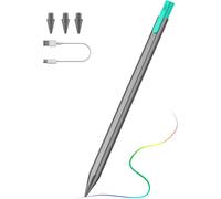 Stylus Ipad Compatible Avec 2022 Ipad 10/9/8/7/6Ème Géneration, Ipad Pro 13/12,9/11¿, Ipad Air 3/4/5/6E, Air 11/13"" 2024, Ipad Mini 6/5, Stylo Capacitif Avec Conception De Presse, Gris Sidéral