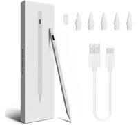 Stylus Pen for iPad (2018-2024) - USB-C Fast Charging, Built in Palm Crush Proof Magnetic Mount - Compatible with iPad 10/9/8/7/6, Mini 7/6/5, Air M2/5/4/3, Pro 11''/12.9''/13'' M4