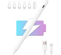 Stylus Pen for iPad (2018-2025), Pixel Accuracy, Tilt & Palm Rejection, for iPad 11(A16)/10/9/8/7/6, for iPad Pro 11""/12.9""/13"" M4, for iPad Air 5/4/3/M2/M3, for iPad Mini 7/6/5