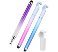 Stylus Pen for Tablet - 3 in 1 Stylus Pen with Silicone Disc, Highly Sensitive Compatible with All Touch Screens, Universal Capacitive Stylus Pen