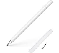 Stylus Pen for Touch Tablet Compatible with Tablets, Mobile Phone, iPhone, iPad, Samsung Galaxy, Surface, Lenovo, Xiaomi, Chromebook, Android iOS, etc. White