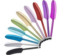 Stylus Tablet, 10 Colours Universal Capacitive Touch Screen Stylus Pen with Anti-Scratch Tip for iPad, iPone, Samsung, Smartphones and Other Electronic Devices